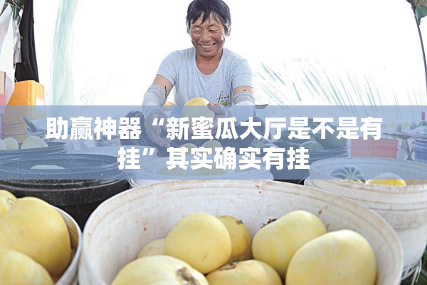 助赢神器“新蜜瓜大厅是不是有挂	”其实确实有挂