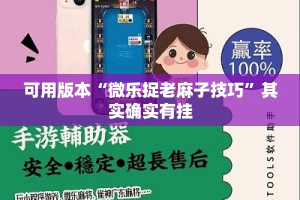 可用版本“微乐捉老麻子技巧”其实确实有挂