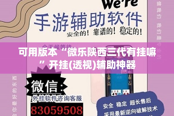 可用版本“微乐陕西三代有挂嘛	”开挂(透视)辅助神器