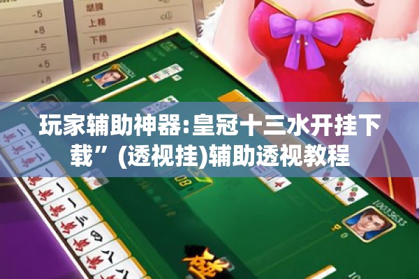 玩家辅助神器:皇冠十三水开挂下载”(透视挂)辅助透视教程