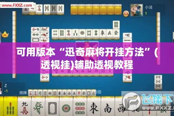 可用版本“迅奇麻将开挂方法	”(透视挂)辅助透视教程