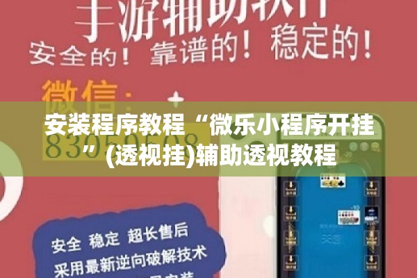 安装程序教程“微乐小程序开挂	”(透视挂)辅助透视教程