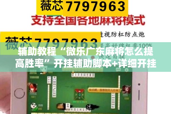 辅助教程“微乐广东麻将怎么提高胜率	”开挂辅助脚本+详细开挂安装教程