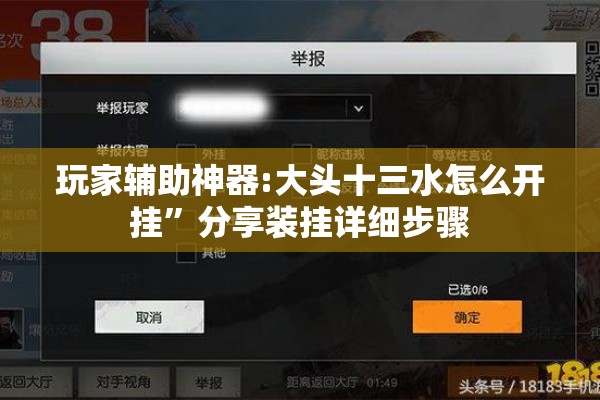 玩家辅助神器:大头十三水怎么开挂	”分享装挂详细步骤