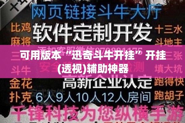 可用版本“迅奇斗牛开挂	”开挂(透视)辅助神器