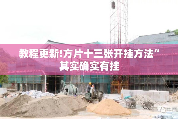 教程更新!方片十三张开挂方法	”其实确实有挂