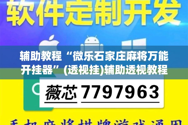 辅助教程“微乐石家庄麻将万能开挂器”(透视挂)辅助透视教程