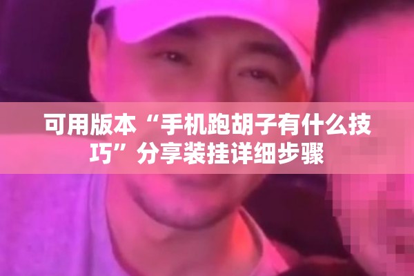 可用版本“手机跑胡子有什么技巧”分享装挂详细步骤