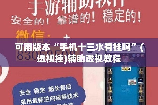 可用版本“手机十三水有挂吗	”(透视挂)辅助透视教程