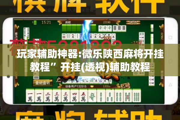 玩家辅助神器:微乐陕西麻将开挂教程”开挂(透视)辅助教程