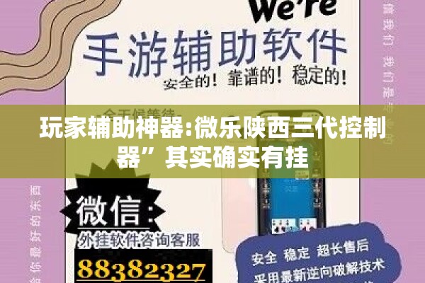 玩家辅助神器:微乐陕西三代控制器”其实确实有挂
