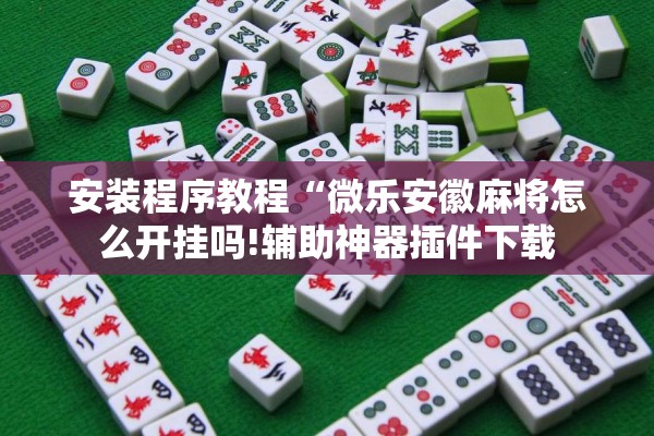 安装程序教程“微乐安徽麻将怎么开挂吗!辅助神器插件下载