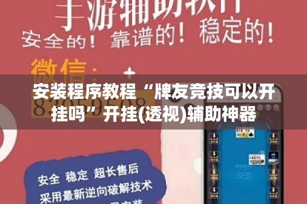 安装程序教程“牌友竞技可以开挂吗	”开挂(透视)辅助神器