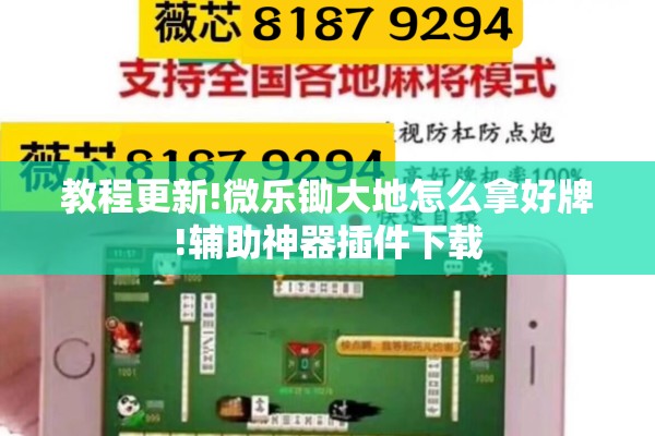 教程更新!微乐锄大地怎么拿好牌!辅助神器插件下载 教程更新!微乐锄大地怎么拿好牌!辅助神器插件下载