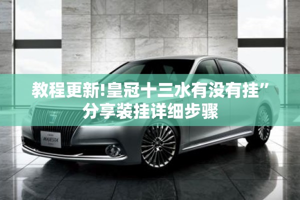 教程更新!皇冠十三水有没有挂”分享装挂详细步骤