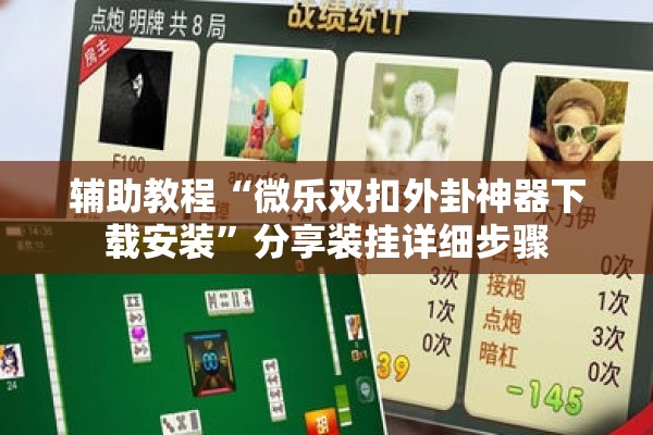 辅助教程“微乐双扣外卦神器下载安装”分享装挂详细步骤