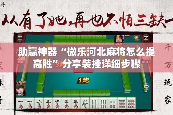 助赢神器“微乐河北麻将怎么提高胜”分享装挂详细步骤