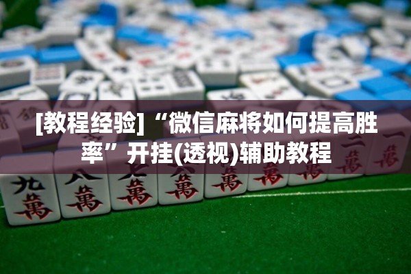 [教程经验]“微信麻将如何提高胜率	”开挂(透视)辅助教程