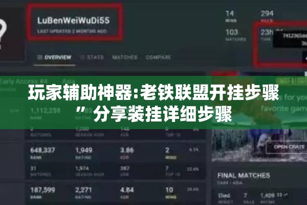 玩家辅助神器:老铁联盟开挂步骤	”分享装挂详细步骤