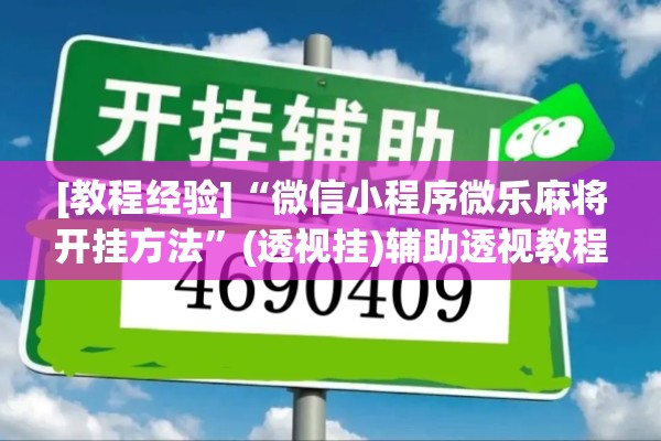 [教程经验]“微信小程序微乐麻将开挂方法”(透视挂)辅助透视教程
