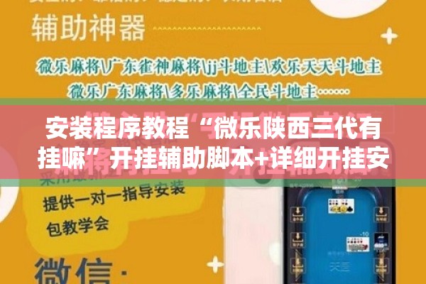 安装程序教程“微乐陕西三代有挂嘛”开挂辅助脚本+详细开挂安装教程