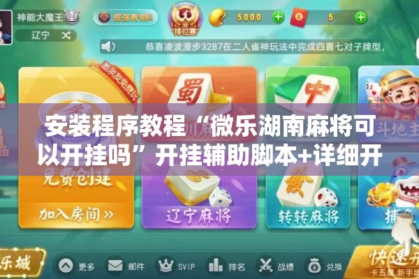 安装程序教程“微乐湖南麻将可以开挂吗	”开挂辅助脚本+详细开挂安装教程