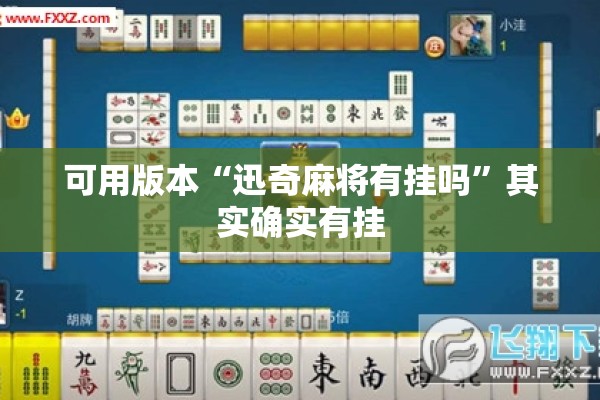 可用版本“迅奇麻将有挂吗”其实确实有挂