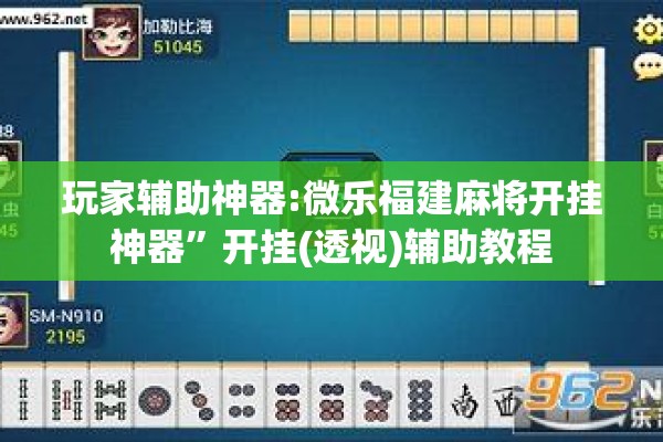 玩家辅助神器:微乐福建麻将开挂神器	”开挂(透视)辅助教程