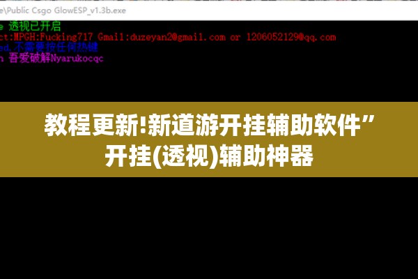 教程更新!新道游开挂辅助软件”开挂(透视)辅助神器