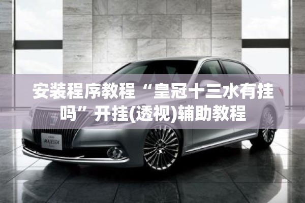 安装程序教程“皇冠十三水有挂吗”开挂(透视)辅助教程