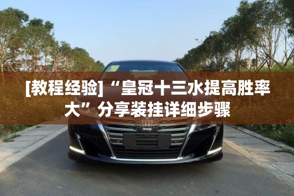 [教程经验]“皇冠十三水提高胜率大”分享装挂详细步骤