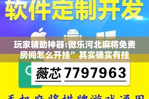玩家辅助神器:微乐河北麻将免费房间怎么开挂	”其实确实有挂