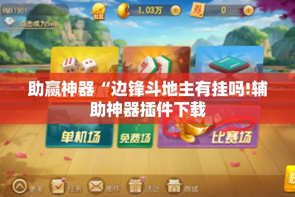 助赢神器“边锋斗地主有挂吗!辅助神器插件下载