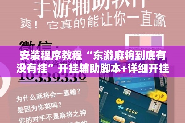 安装程序教程“东游麻将到底有没有挂”开挂辅助脚本+详细开挂安装教程