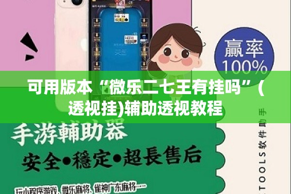可用版本“微乐二七王有挂吗”(透视挂)辅助透视教程
