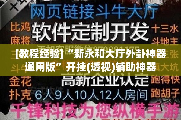 [教程经验]“新永和大厅外卦神器通用版	”开挂(透视)辅助神器