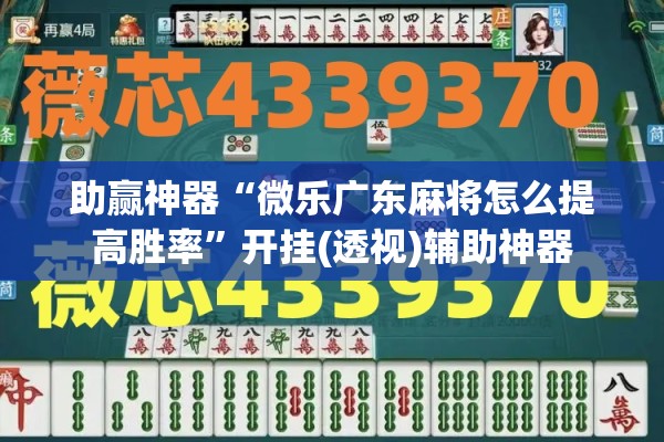 助赢神器“微乐广东麻将怎么提高胜率”开挂(透视)辅助神器