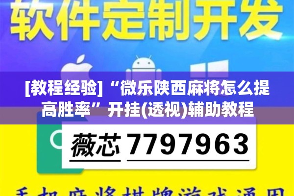[教程经验]“微乐陕西麻将怎么提高胜率”开挂(透视)辅助教程