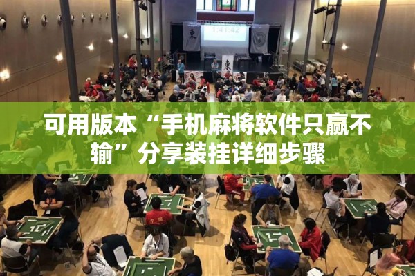 可用版本“手机麻将软件只赢不输”分享装挂详细步骤