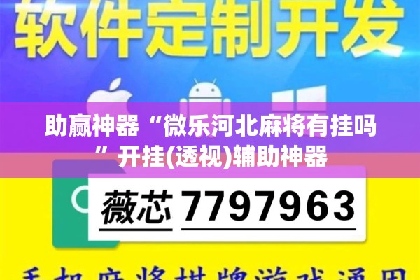 助赢神器“微乐河北麻将有挂吗”开挂(透视)辅助神器