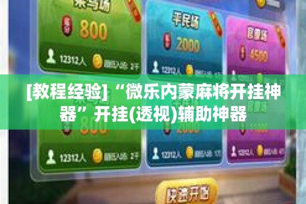 [教程经验]“微乐内蒙麻将开挂神器”开挂(透视)辅助神器