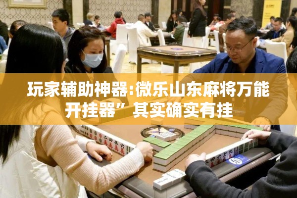 玩家辅助神器:微乐山东麻将万能开挂器”其实确实有挂