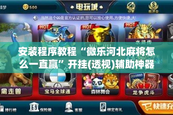 安装程序教程“微乐河北麻将怎么一直赢”开挂(透视)辅助神器