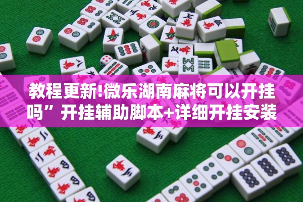 教程更新!微乐湖南麻将可以开挂吗”开挂辅助脚本+详细开挂安装教程