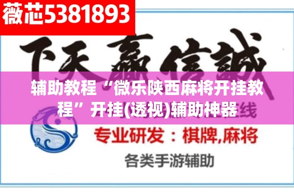 辅助教程“微乐陕西麻将开挂教程”开挂(透视)辅助神器