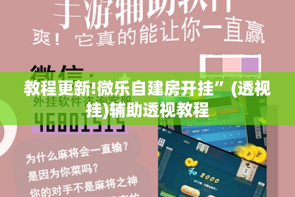 教程更新!微乐自建房开挂	”(透视挂)辅助透视教程