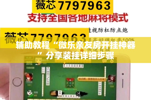 辅助教程“微乐亲友房开挂神器”分享装挂详细步骤