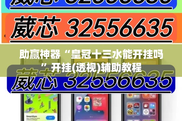 助赢神器“皇冠十三水能开挂吗”开挂(透视)辅助教程