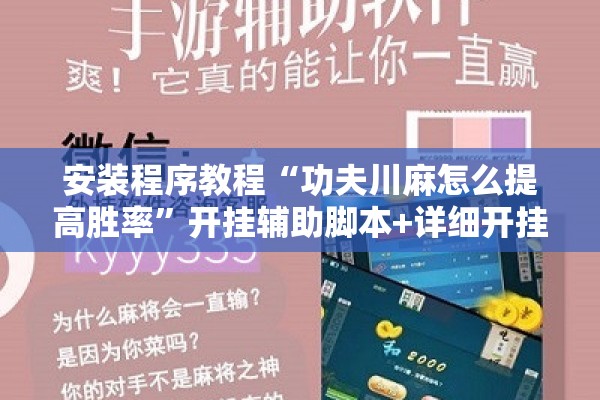 安装程序教程“功夫川麻怎么提高胜率	”开挂辅助脚本+详细开挂安装教程