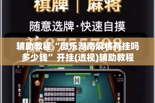辅助教程“微乐湖南麻将有挂吗多少钱”开挂(透视)辅助教程